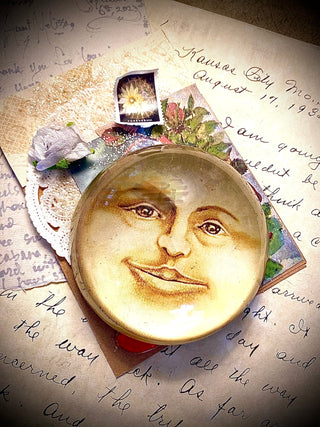 “Man in the Moon” Paperweight