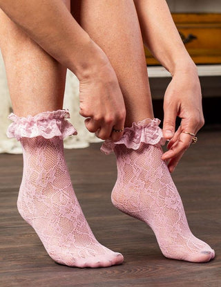 Layered Lace Socks Set of 3