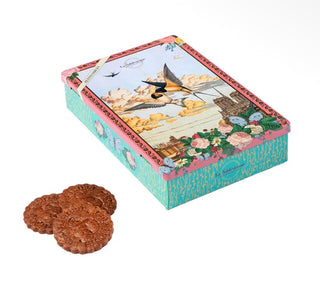 Chocolate French Shortbread in Paris Sky Keepsake Tin
