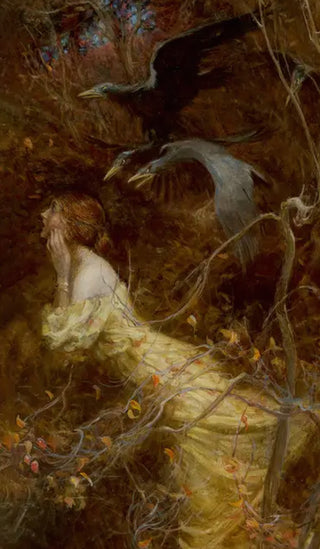 The Haunted Wood Framed Print