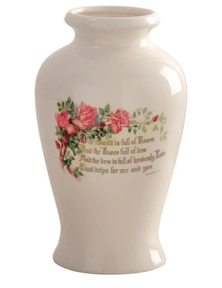 Roses Full of Dew Vase