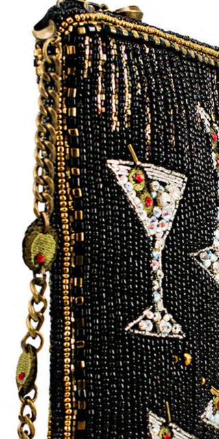 Sip Happens Mary Frances Beaded Bag