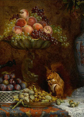 The Unexpected Dinner Guest Framed Oval Print