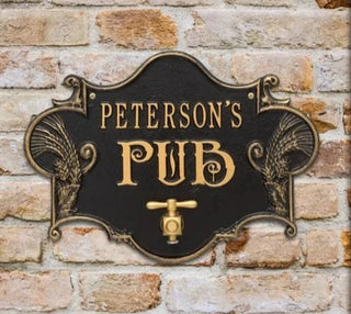 Personalized Pub Sign with Tap