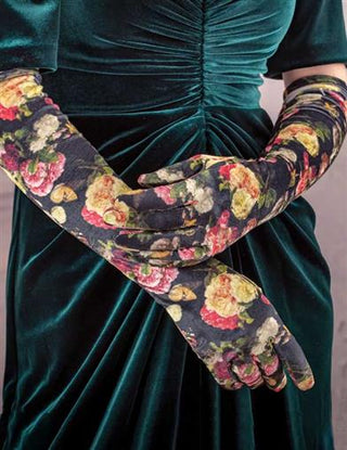 Velvet Garden Opera Gloves