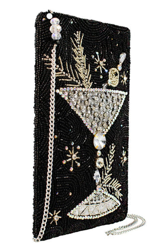 Holiday Spirits Mary Frances Crossbody Phone Bag