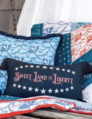 Sweet Land Of Liberty Porch Pillow