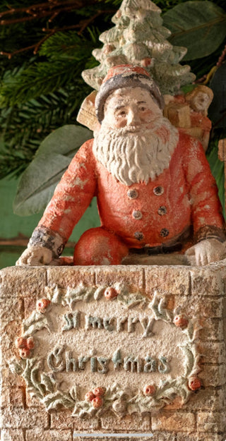 Merry Christmas Chimney Santa