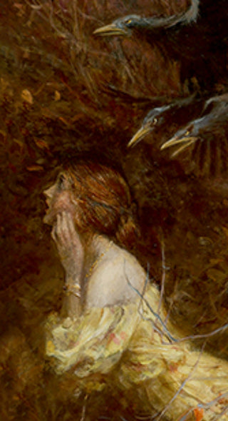 The Haunted Wood Framed Print