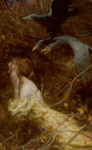 The Haunted Wood Framed Print