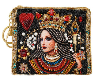 Queen of Hearts Mary Frances Coin Purse