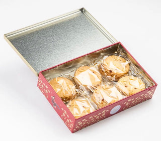 Chocolate French Shortbread in Paris Sky Keepsake Tin