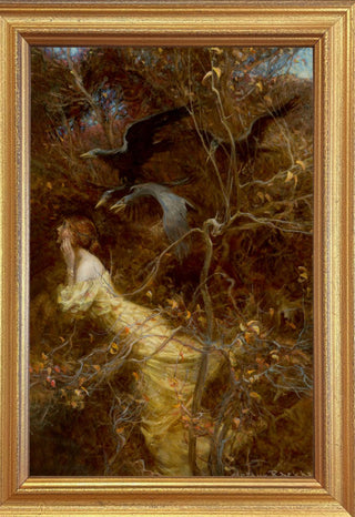 The Haunted Wood Framed Print