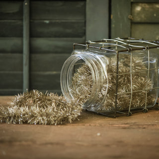 Spool of Vintage Silver Tinsel Garland