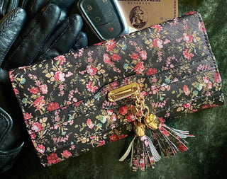 Redouté Roses Floral Wallet