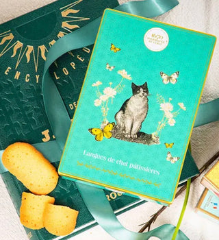 Cat Tongue French Butter Cookies in Tin
