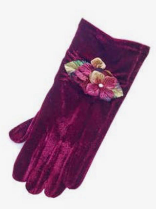 Hydrangea Bloom Velvet Gloves
