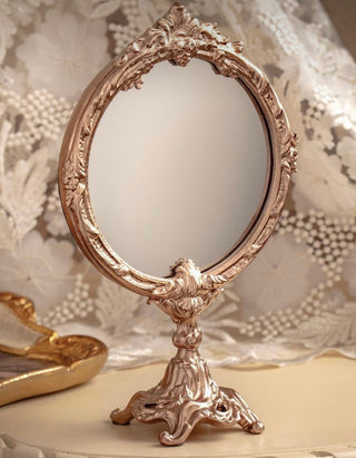 Victorian Vanity Pedestal Mirror