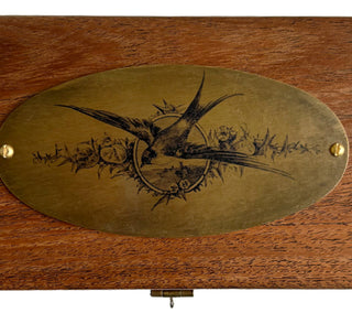 Victorian Swallow Keepsake Box