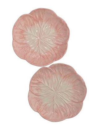 Mrs. McGregor’s Garden Pink Cabbage Plates Set of 2