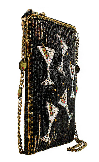 Sip Happens Mary Frances Beaded Bag