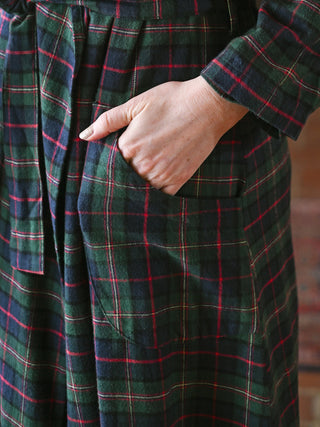 Little Bear Lodge Plaid Dressing Gown