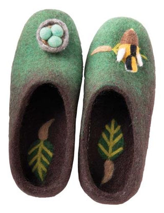 Birdie’s Boiled Wool Nest Slippers