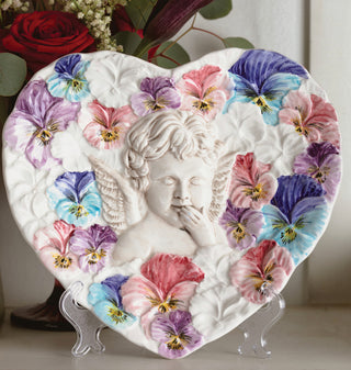 “Blown Kiss” Italian Majolica Dish