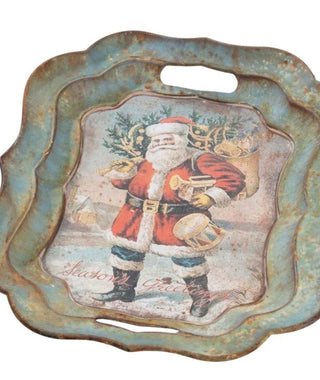 Jolly Old St Nick Serving Tray