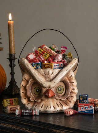 Octavius Owl Candy Bucket