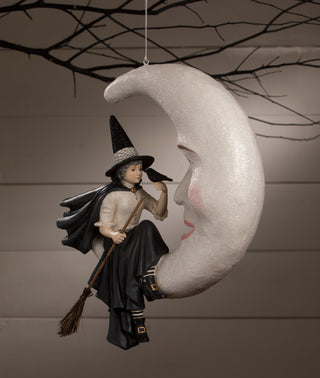Bewitching Belle Upon a Crescent Moon