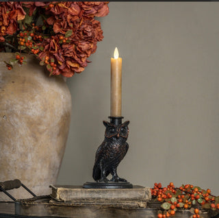 Edwardian Owl Candleholder