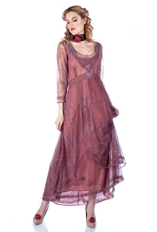 Great Gatsby Tea Party Dress Marvelous Mauve