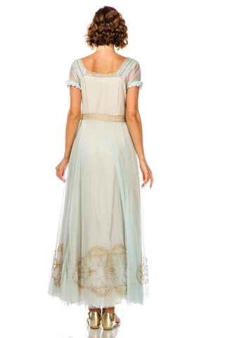 Vintage Parisienne Soiree Gown in Nude Mint