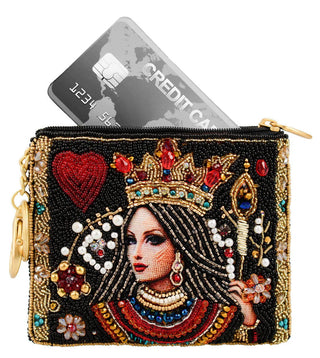 Queen of Hearts Mary Frances Coin Purse