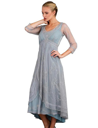 Bridgerton Tea Party Dress Dusty Blue – Hopeless Romantic