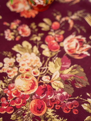 Harvest Farmhouse Tablecloth Wine