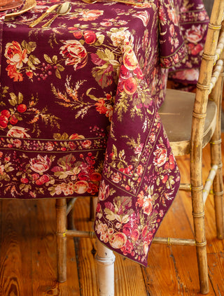 Harvest Farmhouse Tablecloth Wine