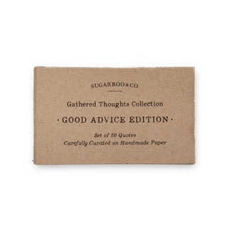 50 Gathered Thoughts of Good Advice