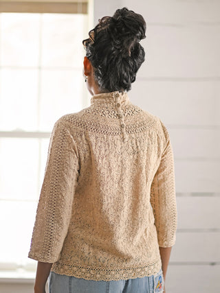 Candlelight Lace Victoria Blouse