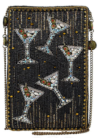 Sip Happens Mary Frances Beaded Bag