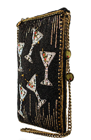 Sip Happens Mary Frances Beaded Bag