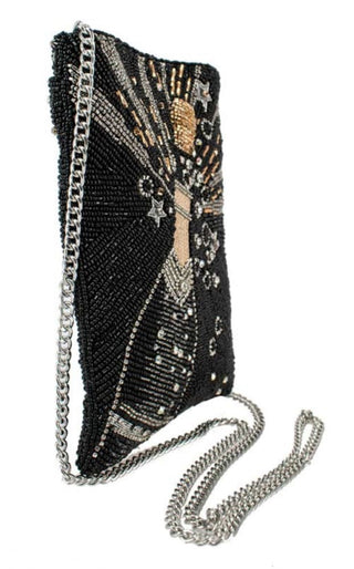 Bubbly Beaded Champagne Crossbody