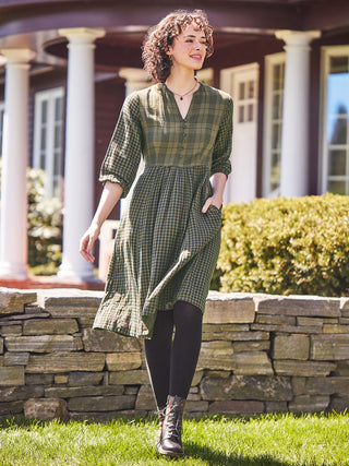 Cozy Cottage Check Dress