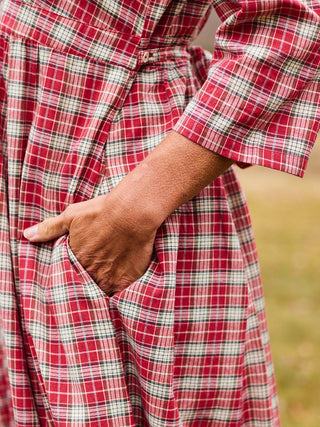 Tea and Crumpets Plaid Dress