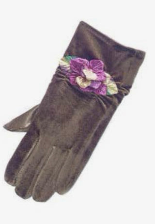 Hydrangea Bloom Velvet Gloves