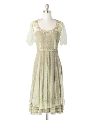 Vintage Mint Tea Dress