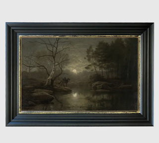 Moonscape Headless Horseman Framed Print