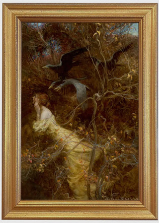 The Haunted Wood Framed Print