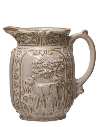 Adirondack Deer Pastoral Pitcher